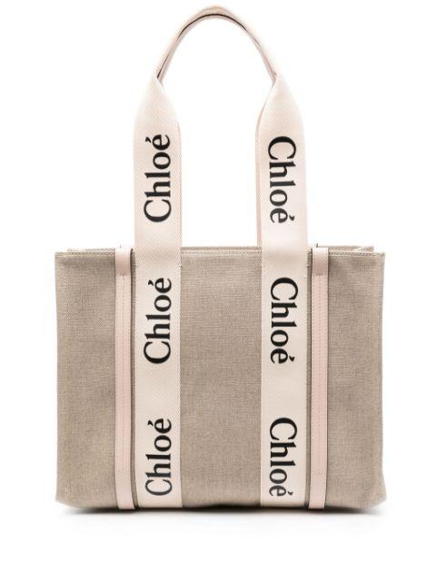 medium Woody tote bag by CHLOE