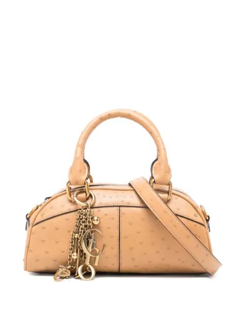 mini Bowling charm tote bag by CHLOE