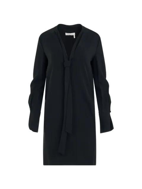 neck tie dress by CHLOE