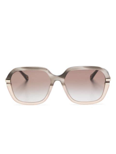 ombré-effect square-frame sunglasses by CHLOE