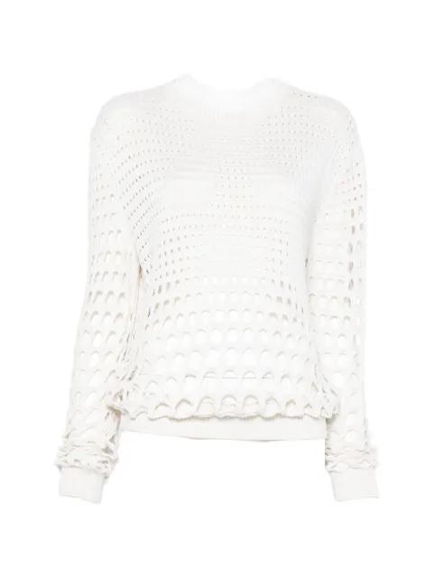 open-knit sweater by CHLOE