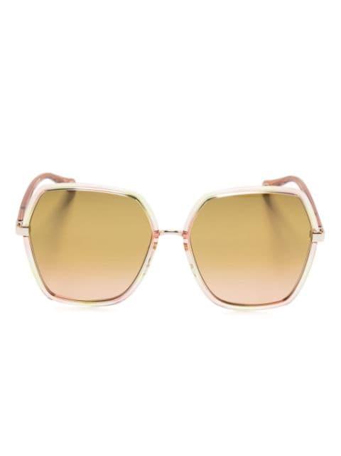 oversize-frame sunglasses by CHLOE