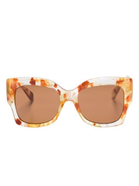 oversize-frame sunglasses by CHLOE