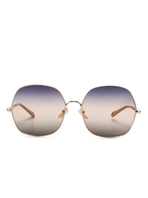 oversize-frame sunglasses by CHLOE