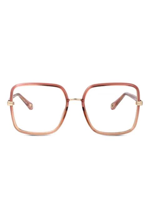 oversized-frames glasses by CHLOE