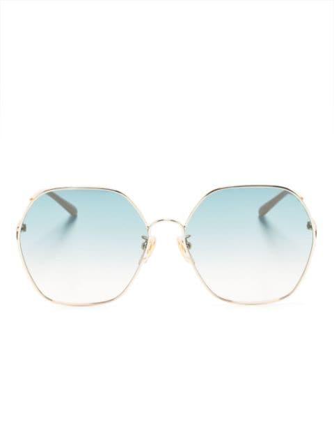 oversized hexagonal-frame sunglasses by CHLOE