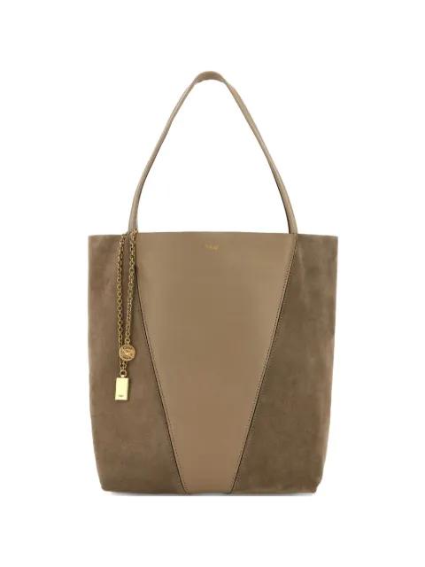 paneled tote bag by CHLOE