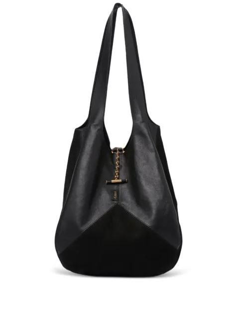 panelled chain shoulder bag by CHLOE