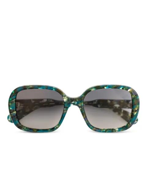 patterned square-frame sunglasses by CHLOE