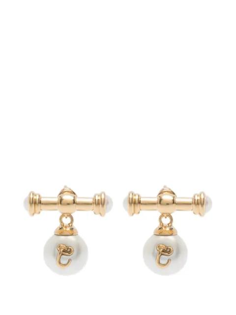 pearl-detail earrings by CHLOE