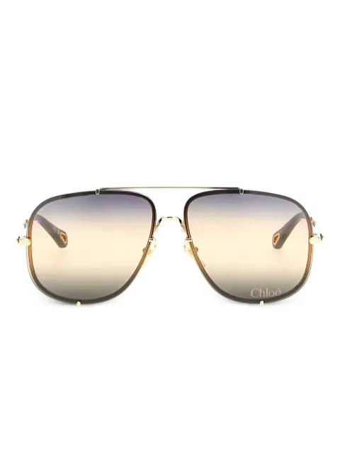 pilot-frame sunglasses by CHLOE