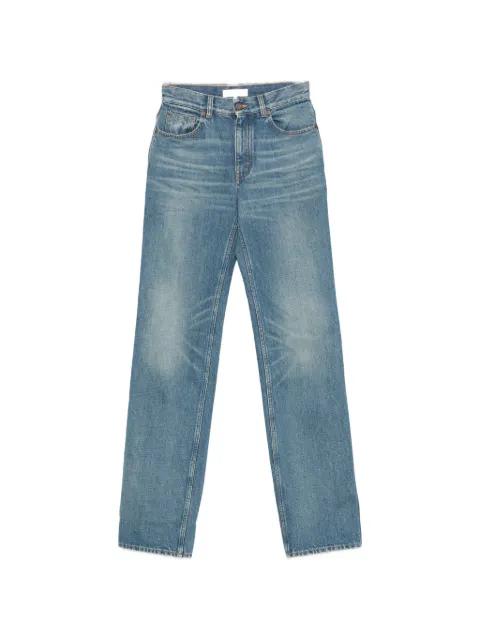 pocket logo-patch jeans by CHLOE