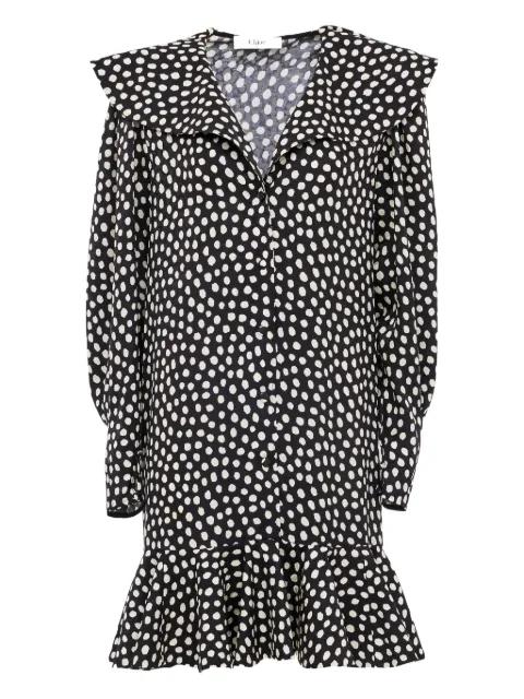 polka dot-pattern dress by CHLOE
