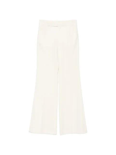 pressed-crease flared trousers by CHLOE