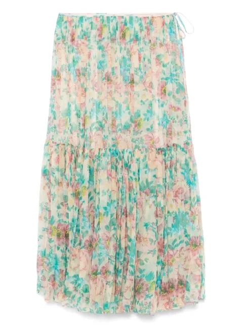 printed maxi skirt by CHLOE