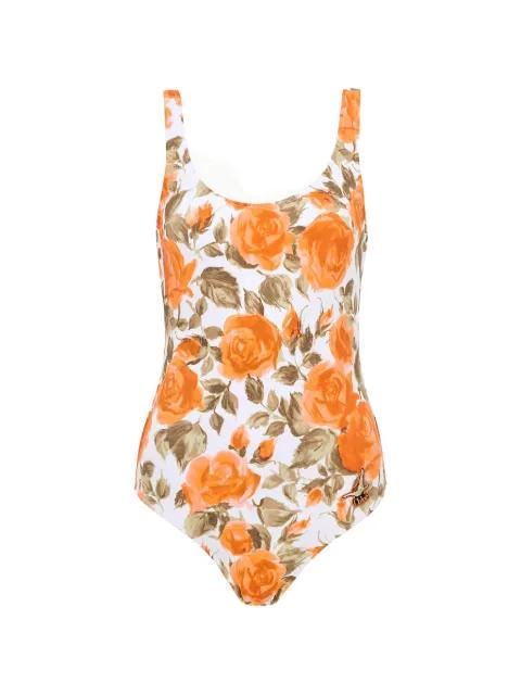 rose-print swimsuit by CHLOE