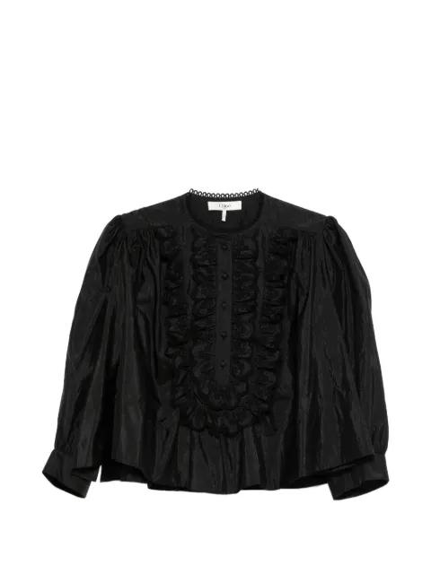 ruffled bib blouse by CHLOE
