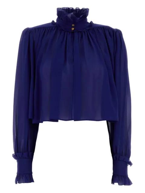ruffled georgette blouse by CHLOE