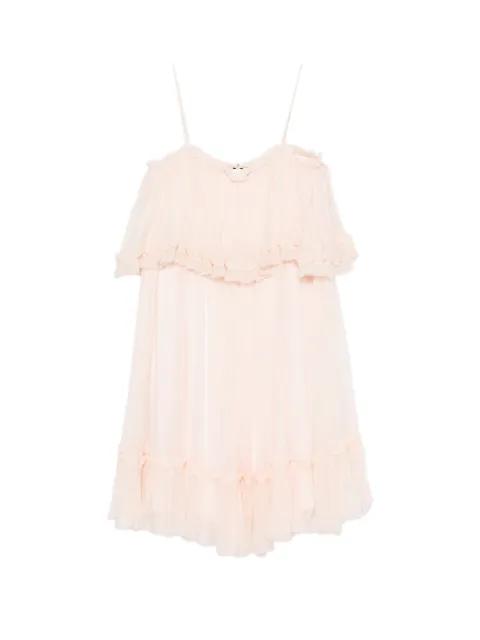 ruffled midi dress by CHLOE
