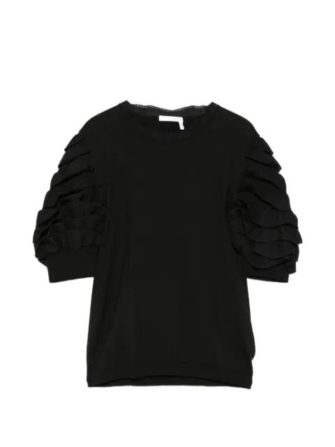 ruffled-sleeve blouse by CHLOE