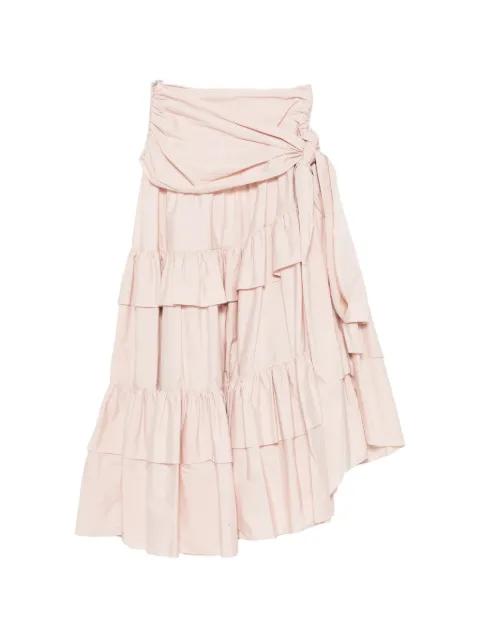 ruffled tiered maxi skirt by CHLOE