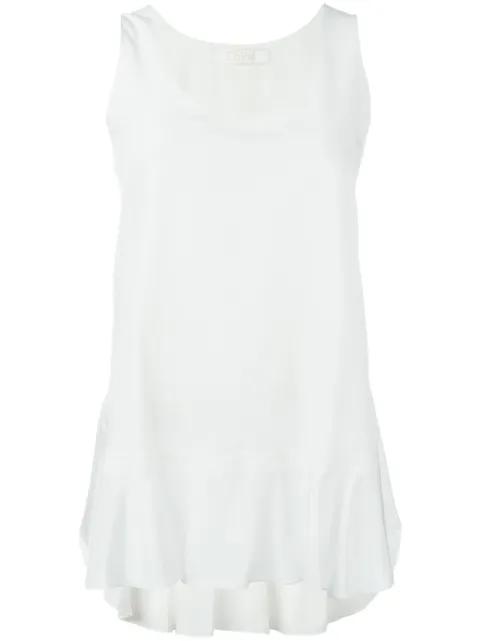ruffled-trim sleeveless top by CHLOE