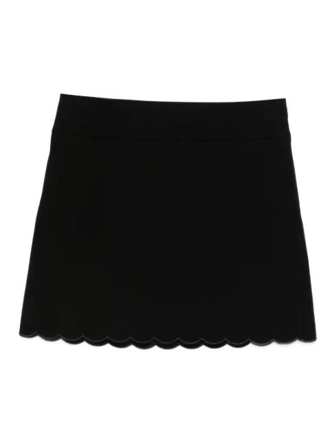 scallop-hem mini skirt by CHLOE