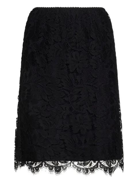 scalloped waistband lace skirt by CHLOE