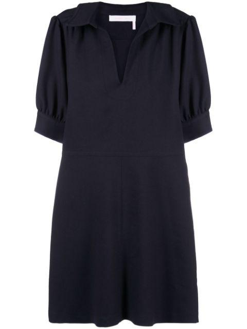 short-sleeve dress by CHLOE