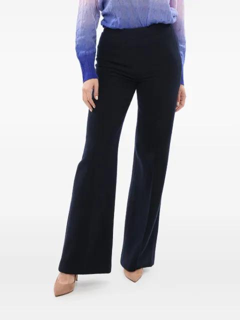 side-zip flared trousers by CHLOE