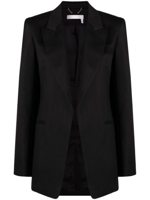 single-breasted tuxedo blazer by CHLOE