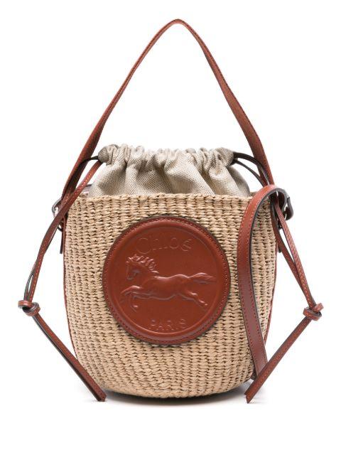 small Horse Medal bucket bag by CHLOE