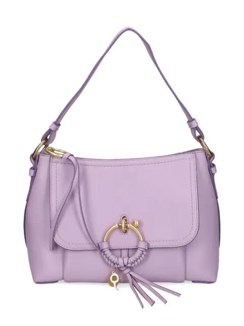 small Joan tassel-embellished leather shoulder bag by CHLOE
