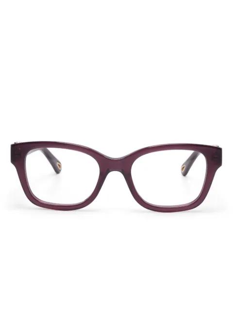 square-frame glasses by CHLOE
