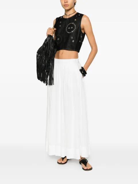 stud-embellished crop top by CHLOE