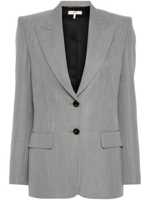 tailored wool blazer by CHLOE