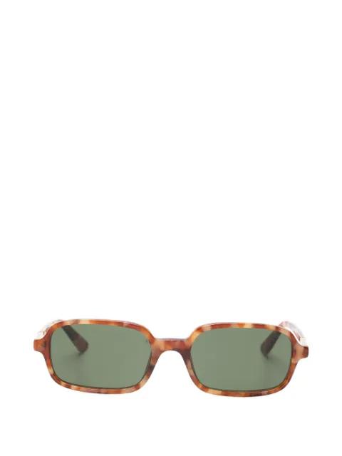 tortoise rectangle sunglasses by CHLOE