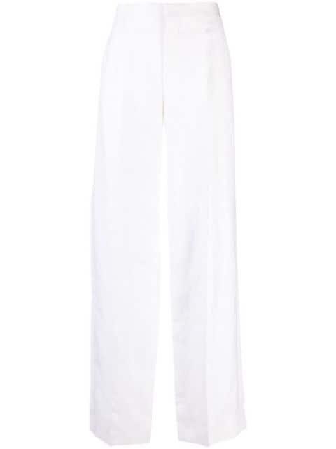 wide-leg linen trousers by CHLOE