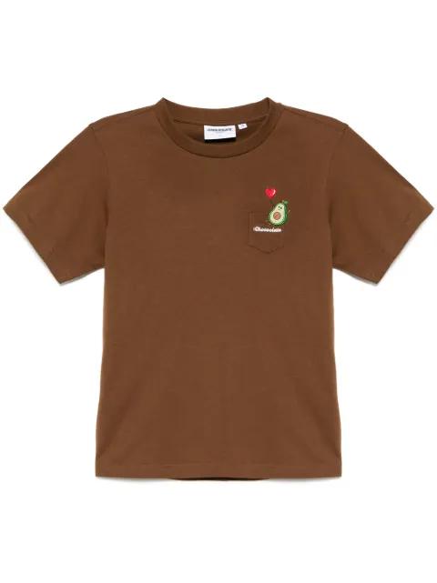 Avocado-motif T-shirt by :CHOCOOLATE