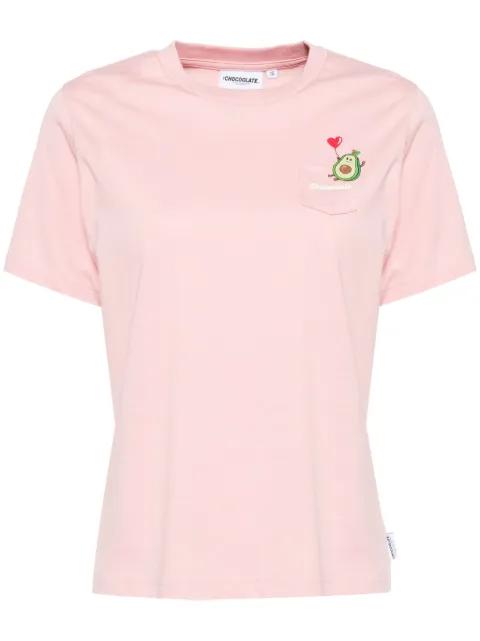 Avocado-motif T-shirt by :CHOCOOLATE