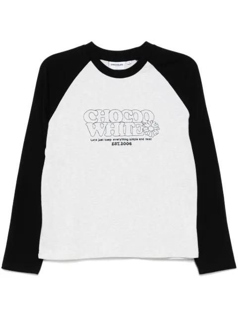 Raglan long-sleeved T-shirt by :CHOCOOLATE