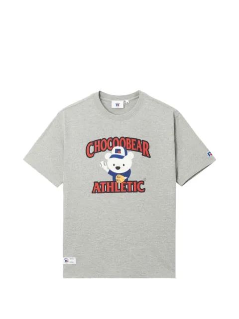 bear-print T-shirt by :CHOCOOLATE