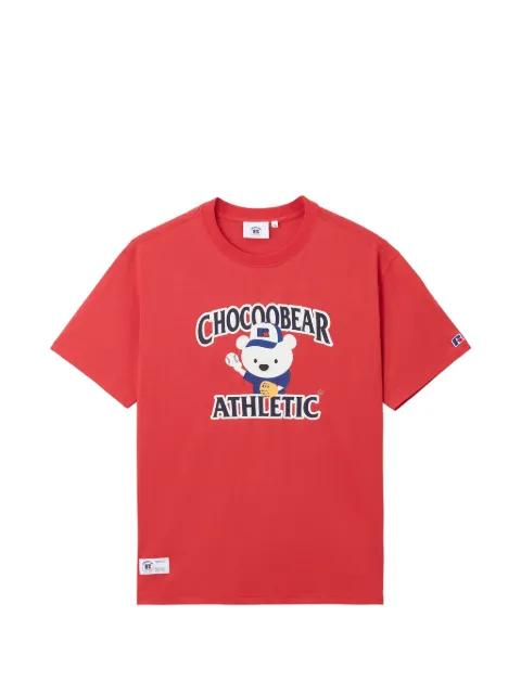 bear-print T-shirt by :CHOCOOLATE