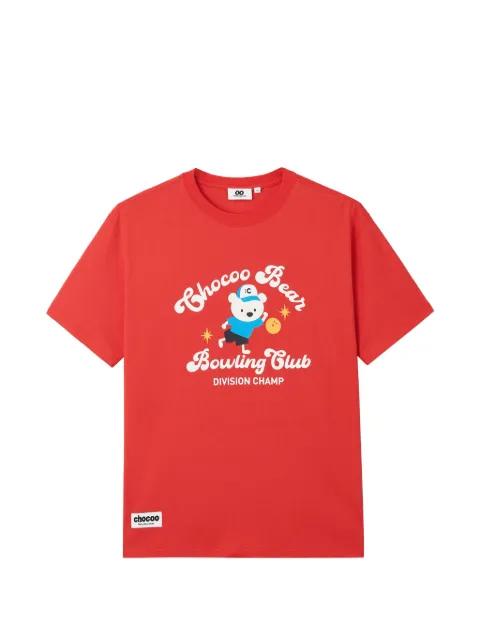 bear-print T-shirt by :CHOCOOLATE