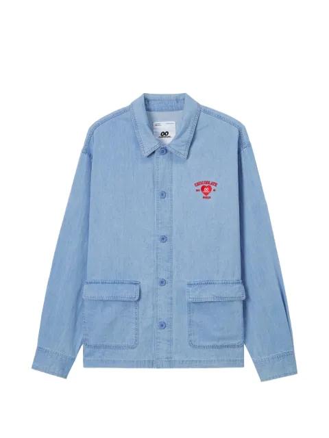 button-up denim shirt by :CHOCOOLATE