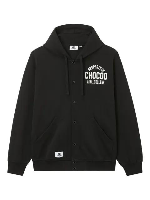 buttoned hoodie by :CHOCOOLATE