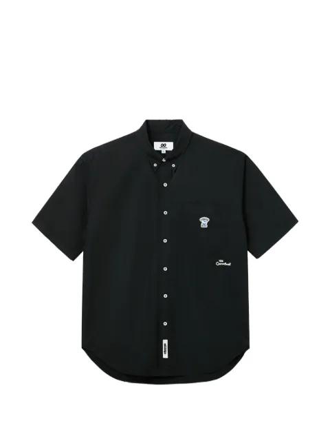 buttoned short-sleeve shirt by :CHOCOOLATE