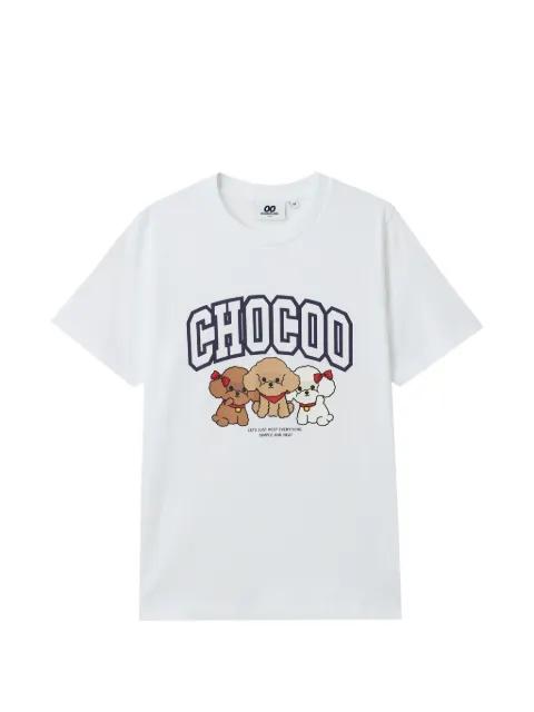 cartoon-graphic T-shirt by :CHOCOOLATE
