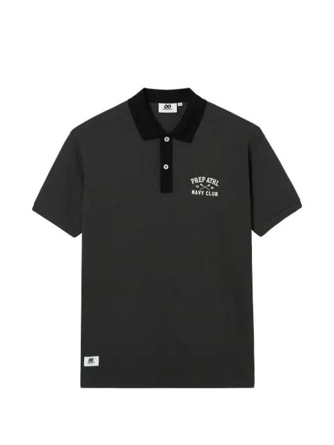 contrast collar logo-detail polo shirt by :CHOCOOLATE
