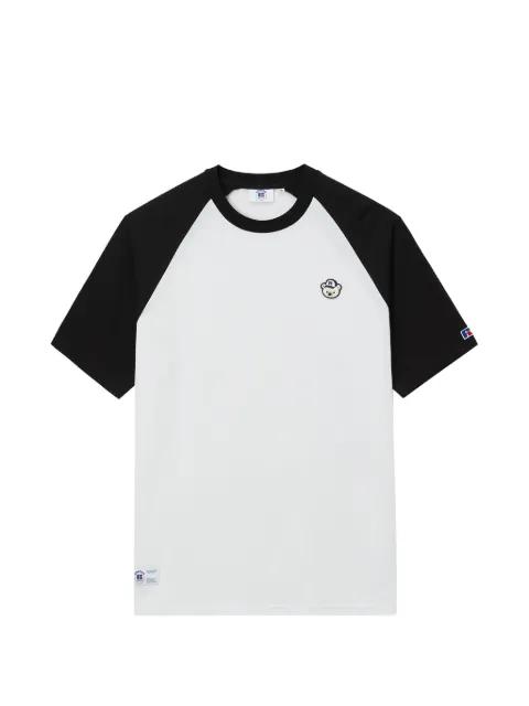 contrast-sleeve T-shirt by :CHOCOOLATE